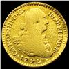 Image 1 : 1792 1 Escudo Gold NICELY CIRCULATED