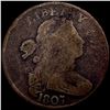 Image 1 : 1807 Draped Bust Large Cent NICELY CIRCULATED