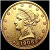 Image 1 : 1906-D $10 Gold Eagle CLOSELY UNCIRCULATED