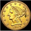 Image 1 : 1904 $2.50 Gold Quarter Eagle UNCIRCULATED