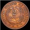 Image 2 : 1864 Sm Motto Two Cent Piece CLOSELY UNCIRCULATED