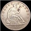 Image 1 : 1853 Arrows Rays Seated Liberty Half Dollar CLOSELY UNCIRCULATED