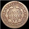 Image 2 : 1842-O Seated Liberty Half Dime NICELY CIRCULATED