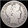 Image 1 : 1913 Barber Half Dollar NICELY CIRCULATED