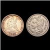 Image 1 : 1865-1882 US Type Coin Lot [2 Coins] CLOSELY UNCIRCULATED