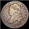 Image 1 : 1820 Capped Bust Dime LIGHTLY CIRCULATED