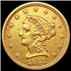Image 1 : 1853 $2.50 Gold Quarter Eagle CLOSELY UNCIRCULATED