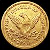 Image 2 : 1853 $2.50 Gold Quarter Eagle CLOSELY UNCIRCULATED