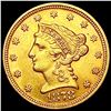 Image 1 : 1878 $2.50 Gold Quarter Eagle CHOICE BU