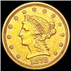 Image 1 : 1878-S $2.50 Gold Quarter Eagle CLOSELY UNCIRCULATED