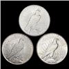 Image 2 : [3] 1926-1934 Silver Peace Dollar HIGH GRADE