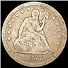 Image 1 : 1857-O Seated Liberty Quarter NICELY CIRCULATED
