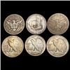 Image 2 : [6] 1908-1936 Varied US Half Dollar Lot HIGH GRADE