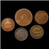 Image 2 : 1863 Civil War Tokens Lot [5 Coins] HIGH GRADE