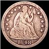 1848 Seated Liberty Dime LIGHTLY CIRCULATED