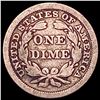 Image 2 : 1848 Seated Liberty Dime LIGHTLY CIRCULATED