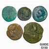 Image 1 : 1st-2nd C. BC [5] Ancient Greek Bronze Coins