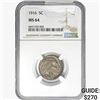 Image 1 : 1916 Buffalo Nickel NGC MS64