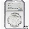 Image 1 : 1926-D Silver Peace Dollar NGC MS61