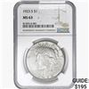 Image 1 : 1923-S Silver Peace Dollar NGC MS63