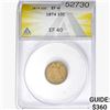 Image 1 : 1874 Seated Liberty Dime ANACS EF40