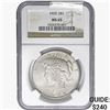 Image 1 : 1925 Silver Peace Dollar NGC MS65