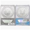 Image 2 : 2007-2020 [2] Silver Eagle ANACS MS69
