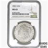 Image 1 : 1921-S Morgan Silver Dollar NGC MS63