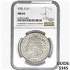 Image 1 : 1921-S Morgan Silver Dollar NGC MS63