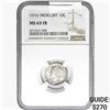 Image 1 : 1916 Mercury Silver Dime NGC MS63 FB