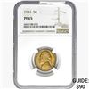 Image 1 : 1941 Jefferson Nickel NGC PF65