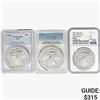 Image 1 : 2000-2021 [3] Silver Eagle NGC/PCGS MS68-69