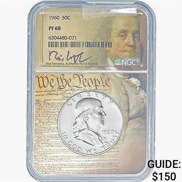 1960 Franklin Half Dollar NGC PF68