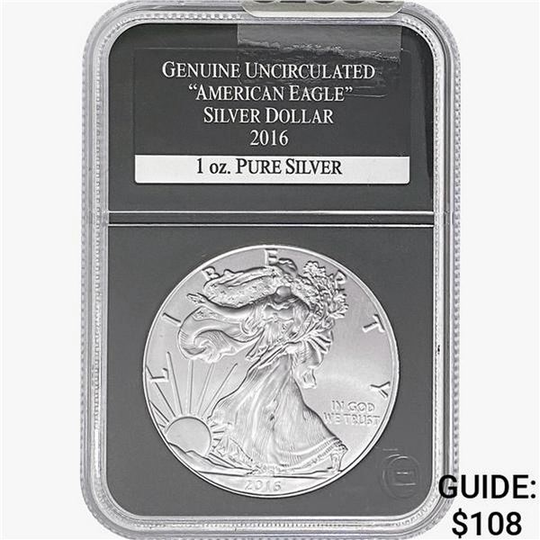 2016 Silver Eagle  UNCIRCULATED