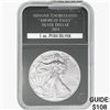 Image 1 : 2014 Silver Eagle  UNCIRCULATED