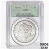 Image 1 : 1878-S Morgan Silver Dollar PCGS MS62