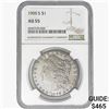 Image 1 : 1900-S Morgan Silver Dollar NGC AU55