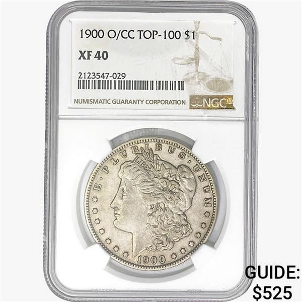 1900-O/CC Morgan Silver Dollar NGC XF40