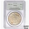 Image 1 : 1881-S Morgan Silver Dollar PCGS MS64