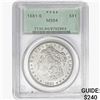 Image 1 : 1881-S Morgan Silver Dollar PCGS MS64