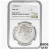 Image 1 : 1879-S Morgan Silver Dollar NGC MS63