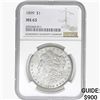 Image 1 : 1899 Morgan Silver Dollar NGC MS63