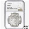 Image 1 : 1879-S Morgan Silver Dollar NGC MS63