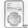 Image 1 : 1880-O Morgan Silver Dollar NGC AU58