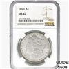 Image 1 : 1899 Morgan Silver Dollar NGC MS62