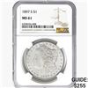 Image 1 : 1897-S Morgan Silver Dollar NGC MS61