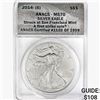 2014-S Silver Eagle ANACS MS70
