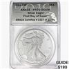 Image 1 : 2019-W Silver Eagle ANACS PR70 DCAM