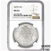 Image 1 : 1879-S Morgan Silver Dollar NGC MS63