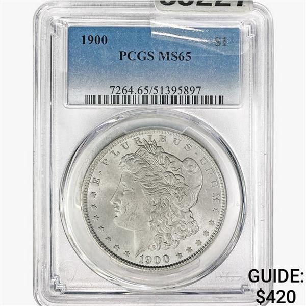 1900 Morgan Silver Dollar PCGS MS65